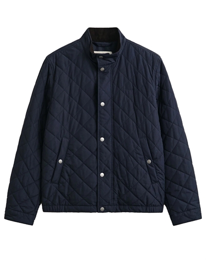 Gant - Quilted Jakke - Evening Blue